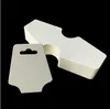 Kraftpapier ketting kaarten 5x12cm sieraden hangende tags lege kaart kettingen tag voor het weergeven van armbanden en oorbellen