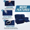 Housse de chaise de canapé inclinable 2 places tout compris housse de canapé antidérapante protecteur de Massage élastique 211207