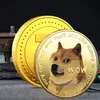 1 أوقية لوحات ذهبية Dogecoin عملة تذكارية 2021 طبعة محدودة النادرة مع حالة وقائية