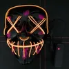 Party Decoration Halloween Mask Bar V-Shaped Bloody Funny Full Face Glow 120st