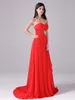 Elegant Red Off the shoulder Prom Dress With Sleeveless Satin Bow Simple Party Graduation Homecoming Dress