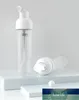 Garrafas de armazenamento frascos 10 pçs / lote 60ml vazio limpo pet loção espuma de água plástico prensado bomba refarable garrafa maquiagem líquido cosmético
