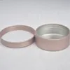 20g Or Rose En Aluminium Thé Bocaux En Métal Rond Pilule Organisateur Voyage Brillant À Lèvres Ombre À Paupières Poudre Stockage Emballage 50pcsgoods