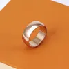 Luxury ring mens foshion Designer rings band Gold Silver rose gold Stainless Steel women For Boy Friendship Men Simple Jewelry christmas gift wholesale