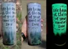 Twee Functies 20oz Sublimatie Tumbler Glow in the dark UV Kleur Verandering glans US magazijn241F