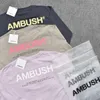 ヒップホップアンバースTシャツ男性女性品質カジュアルコットンオレンジ反射ハイストリートTシャツトップティー