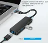 USB C USB3.0 HUB TYPE-C 4 PORT HUBS USB Splitter PD OTG адаптер для поверхности Pro MacBook IMAC PC Компьютерные ноутбуки аксессуары 5V 2A источник питания