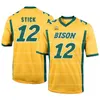 Personnalisé Hommes Femmes Jeunesse NDSU North Dakota State Bison Football Jersey College Ty Brooks Carson Wentz Trey Lance Adam Cofield Christian Watson Phoenix Sproles Tuszka