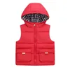 Enfant Gilet Enfants Survêtement Manteaux D'hiver Enfants Vêtements Chaud À Capuche Coton Bébé Garçons Filles Gilet Pour L'âge 3-8 Ans 211203