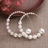 Commerce de gros Mix Stylee Perles Boucles d'Oreilles Femmes Déclaration Mode Dangle Boucle D'oreille Brincos