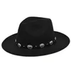 Felt Fedora Hat for Women Men Fedoras Bulk Formal Top Hats Woman Man Wide Brim Jazz Panama Cap Female Male Party Caps Wholesale