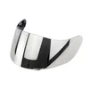 Integraalmotorhelm Helderzwarte glasvezel motorracehelm met grote staartspoiler279k