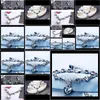 Bracelet gravé Bracelets Bijoux Coeur De L'océan Bleu Zircon Charmes Amour Diamant Filles Cadeau Gioielli Bracelet Femme 8Fa6U