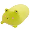 Kawaii macio animal dos desenhos animados travesseiro almofada bonito cão gordo gato totoro pinguim porco sapo brinquedo de pelúcia recheado adorável crianças aniversário presente4078668