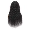 250 densité Brésilienne Brésilienne Deep Wave Lace Fermeure Perruques 4x4 Lace Frontal Human Hair Wig for Women