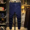 Shan Bao Corduroy удобные хлопковые прямые стройные повседневные брюки осень / зима бренд одежда бизнес мужская установка 210715