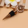 Nautical Compass Wine Fles Stopper Bruiloft Gunsten Zomer Beach Travel Bridal Bar Accessoires