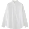 Femmes Blouses blanches en vrac Chemises Printemps Femme OL Style Chemise à manches longues Dames Turn Down Collier Blusas Tops 210423