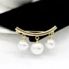Broches, Broches Perles Suspendues-Style Coréen Perle Broche Collier Aiguille Femme Vêtements Intellectuels Broche Ornement Bijoux En Métal