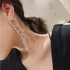 Clear Crystal Letter CHA Drop Dangle Earrings For Women Fashion Jewelry Trendy Statement Accessories Whole Chandelier7263459