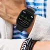 Mężczyźni kobiety elektrokardiogram inteligentny zegarek EKG PPG Bransoletka fitness