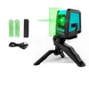 2 Lines Laser Level L52R Professional Vertical Cross Leveler with Battery and Tripod