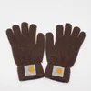 Вязаные зимние перчатки с пятью пальцами для мужчин, женщин, пар, студентов, сохраняющие тепло, варежки с полными пальцами, мягкие, 2022