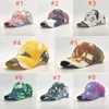 Tie Dyed Baseball Caps Men's and Women's Fashion Cap Spring and Summer Outdoor Leisure Sunshade Hats Party Hat T500585