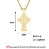 Hängsmycke Halsband Kinitial Fashion Armenian Cross Knot Halsband Talisman Solar Celtics Druid Amulet Pendants Choker Smycken