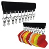 Cintres Racks Stockage Cintre Portable Tissu Pratique Pliant Voyage Clip Chapeau Chaussettes Écharpe