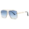 8 estilos de óculos de sol 17302 óculos de sol de metal vintage óculos de sol espelho de rua óculos ao ar livre C1-C8 alto