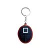 Party Favor Game Siffror Mask Keychain Charms Tillbehör Runda sex Cosplay Keychains för Kids Nyckel Kedjan Leksaker Present