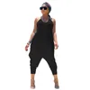 Partihandel Bulk Haroun Byxor Rompar Kvinnor Jumpsuits Overaller One Pont Pant Sexig Loose Playsuit Fashion Solid Jump Suit Kvinnor Kläder KLW7338