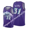 Imprimer Hommes Femmes Enfants Jersey Violet Uniforme Rudy 27 Gobert Jerseys Basketball Ricky 3 Rubio Jae 99 Crowder Derrick 15 Faveurs Joe 2 Ingles