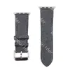 Designerarmband Klockarmband 41MM 45MM 42mm 38mm 40mm 44mm iwatch 1 2 345 band Läderrem Armband Fashion Stripes