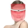 Maschera per il viso per terapia della luce a LED USB 3 colori Strumento per la cura della pelle Maschera per il viso Ringiovanimento Dispositivo di bellezza per la rimozione delle rughe