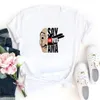 Zachte Goth Aesthetic T-shirt voor Vrouw O-hals Korte Mouw Tee Shirt Femme Ropa Para Mujeres de Moda Losse Vrouw Tshirts 210522