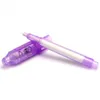 하이 라이터 매직 보라색 2 in 1 UV 형광 펜 블랙 라이트 콤보 크리 에이 티브 편지지 보이지 않는 잉크 사무실 용품