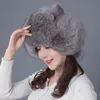 Berets Women's Fur Ear Protection Lei Feng Hat Snow Winter Korean To Keep Warm