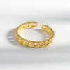 Fedi nuziali Catena per uomo Geometria da donna Anello da dito Set di colori oro argento Gioielli da donna Gift2377