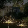 太陽光発電の屋外の草地球のタンポポの花火ランプフラッシュ文字列90 / 120/150 LEDのための庭の芝生​​の空のホリデーライト