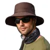 Chapeaux extérieurs de protection solaire hommes chapeau panama seau de mode de mode d'été
