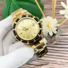 Luxury Men039s montre des femmes de mode en acier inoxydable couleur cristal diamant montre des automates avancés Mouvement étanche à bracelet 4402741