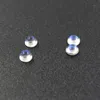 3mm Natural Moonstone Loose Gemstone Wholesale Price Real Blue Moonstone 3 Pieces A Pack H1015