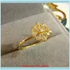 Bruiloft sieradenwedding ringen 14 k wit goud luxe diamant ring, moissanite, romeinse ster, kompas, verlovingsvrouwen bruids fijne sieraden daling