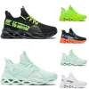 Hoge Kwaliteit Mens Womens Running Schoenen Drievoudig Zwart Wit Groen Schoen Outdoor Mannen Dames Designer Sneakers Sporttrainers Oversize 39-46 Sneaker