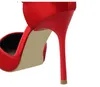 Nouveau talons hauts sandales femmes sandales femmes pompes rouge chaussures de mariage chaton talons mode femmes chaussures Stiletto grande taille 43