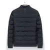 冬のジャケット男性の偽物を押す男性のジャケットパーカー高品質冬の暖かい外観ブランドスリムコートカジュアルウインドブレイク211216