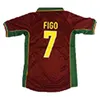 1998 1999 2010 2012 2002 2000 2004 2016 Portugal Retro Soccer Jerseys Rui Costa Figo Ronaldo Nani CARVALHO Football Shirts vintage classic Portugal Uniforms