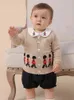 Spanish Baby Boys Clothes Children's Sweater Cardigan Baby Wool Cartoon Sweater Kids Winter Sweaters Christmas Boys Clothes 211106